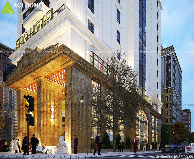 Thiết kế khách sạn kiểu Pháp 18 tầng,3 sao sang trọng tại Hà Nội - View 7