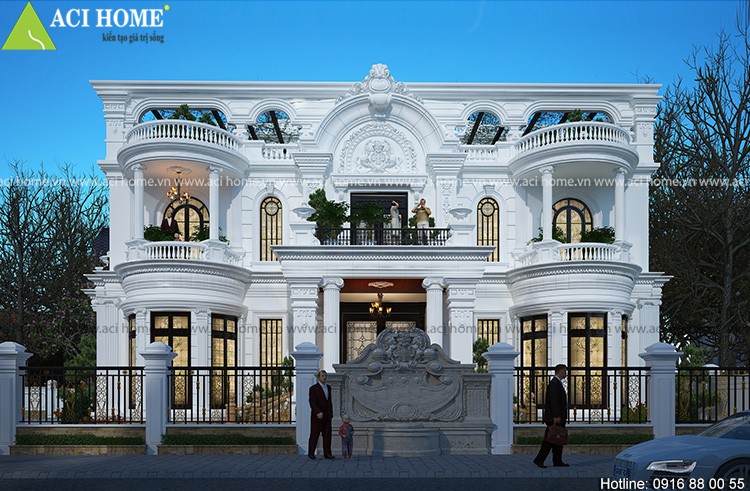 Thiết kế biệt thự kiểu Pháp đẹp kỳ lạ tại Q9-Sài Gòn - View 3