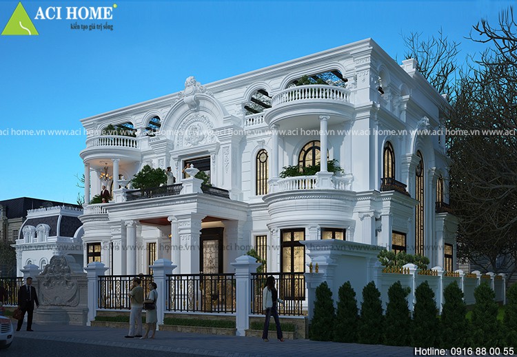 Thiết kế biệt thự kiểu Pháp đẹp kỳ lạ tại Q9-Sài Gòn - View 4