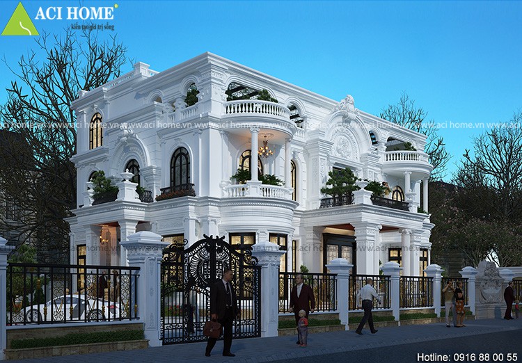 Thiết kế biệt thự kiểu Pháp đẹp kỳ lạ tại Q9-Sài Gòn - View 5