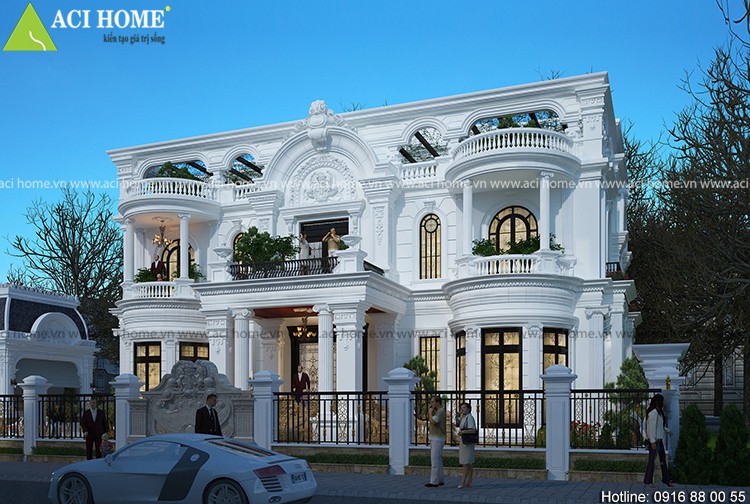 Thiết kế biệt thự kiểu Pháp đẹp kỳ lạ tại Q9-Sài Gòn - View 6
