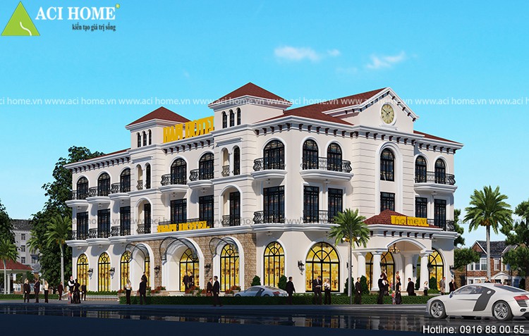 Thiết kế khách sạn 3 tầng- 3 sao - sang trọng tại Vũng Tàu - Hafi Hotel - View 5