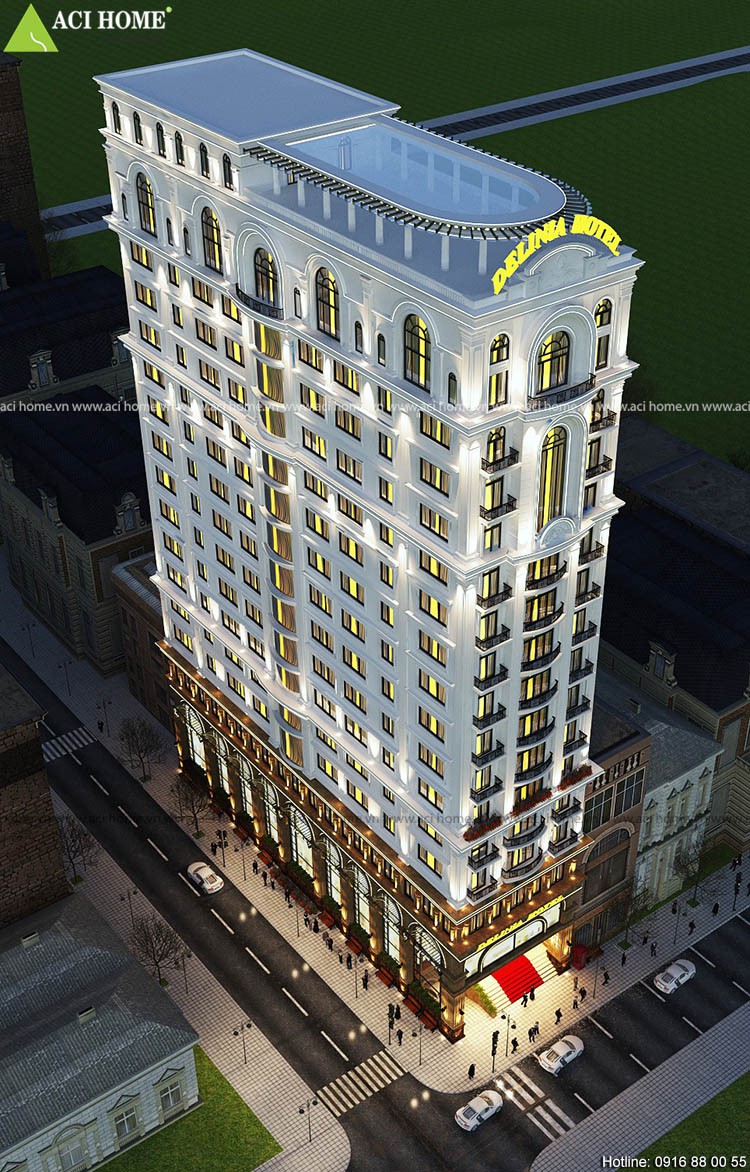 Thiết kế khách sạn 3 sao kiểu Pháp tại Nha Trang - đẹp+sang trọng+đẳng cấp - View 5