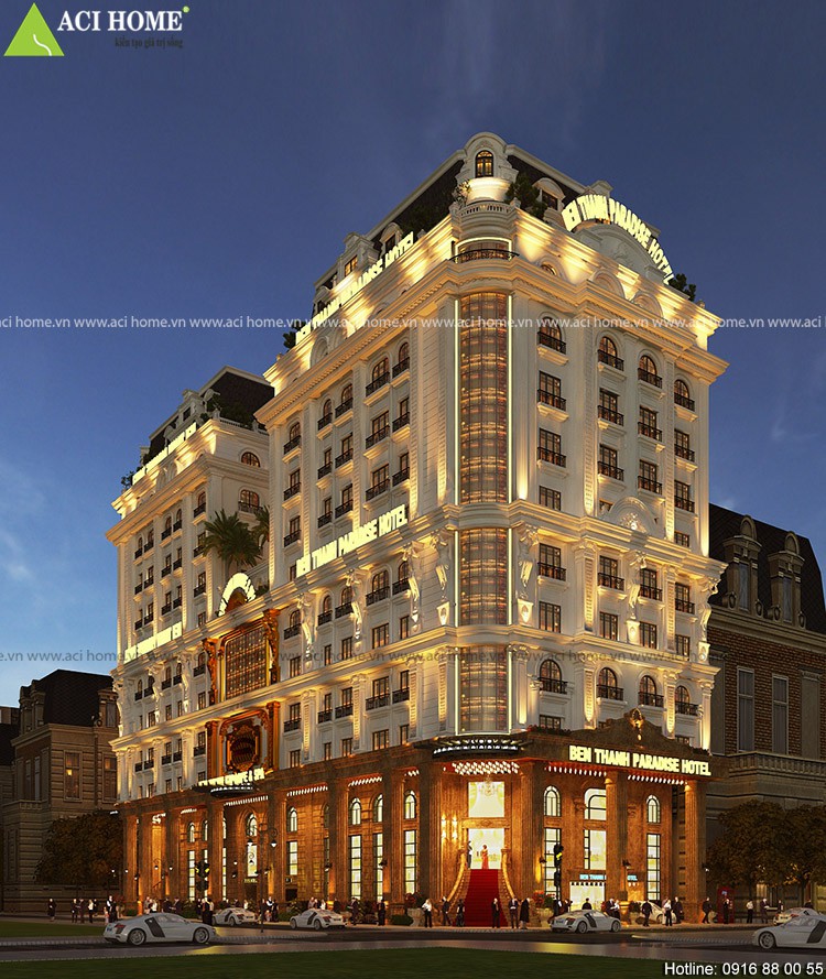 Thiết kế khách sạn 3 sao tại Hải Hòa(Gia Tinh-Thanh Hóa)-Ben Thanh Paradise Hotel