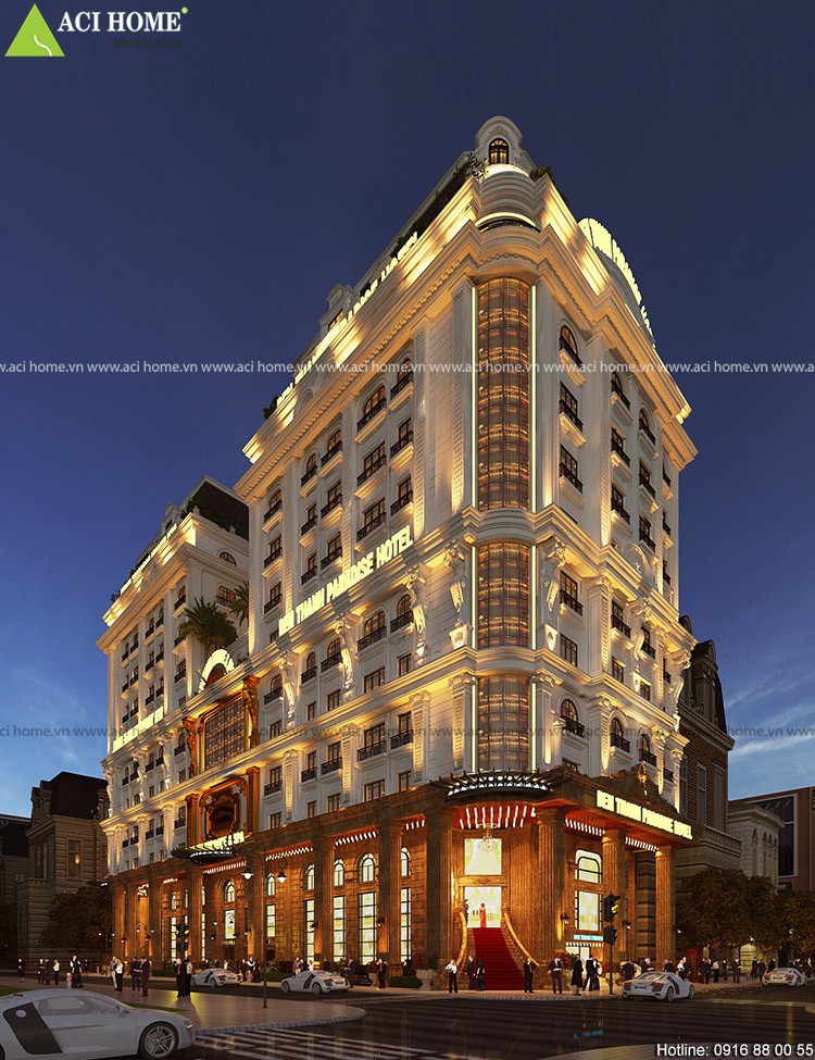Thiết kế khách sạn 3 sao kiểu Pháp tại Biển Hải Hóa - Tỉnh Thanh Hóa - 3