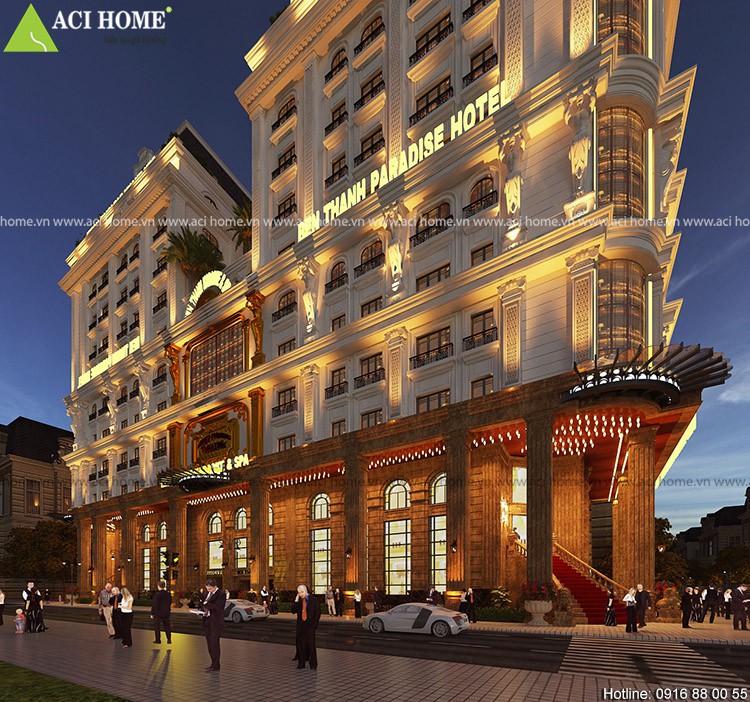 Thiết kế khách sạn 3 sao kiểu Pháp tại Biển Hải Hóa - Tỉnh Thanh Hóa - 5
