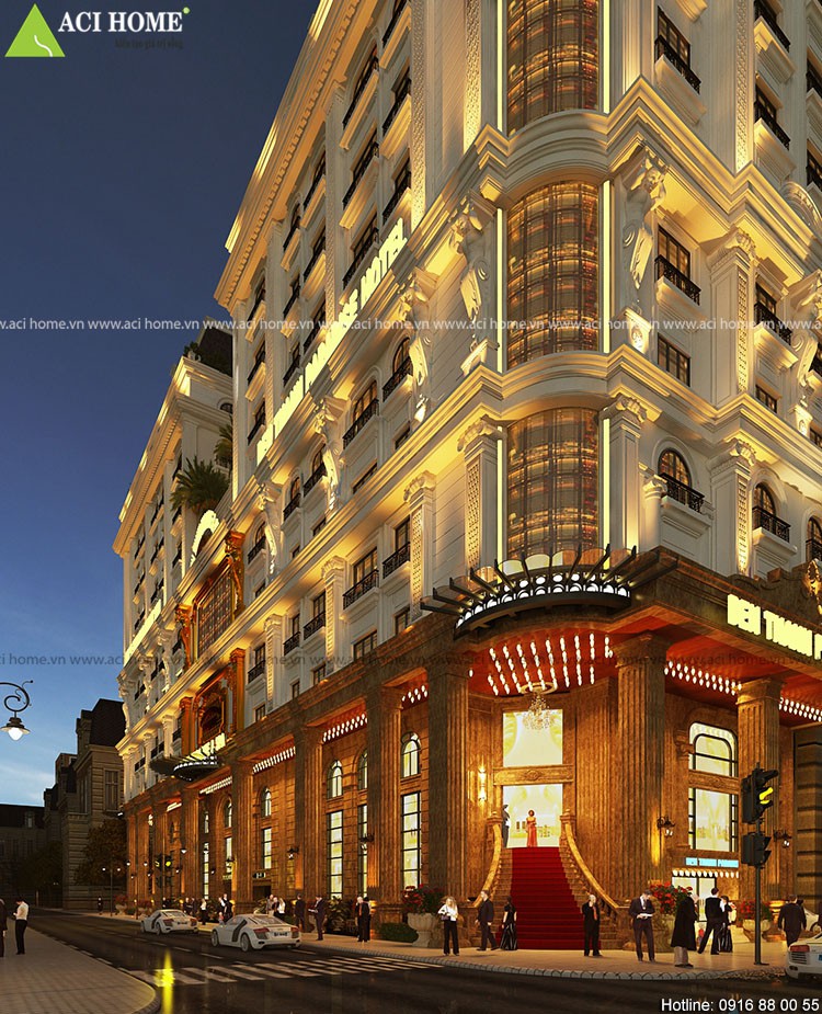 Thiết kế khách sạn 3 sao kiểu Pháp tại Biển Hải Hóa - Tỉnh Thanh Hóa - 6