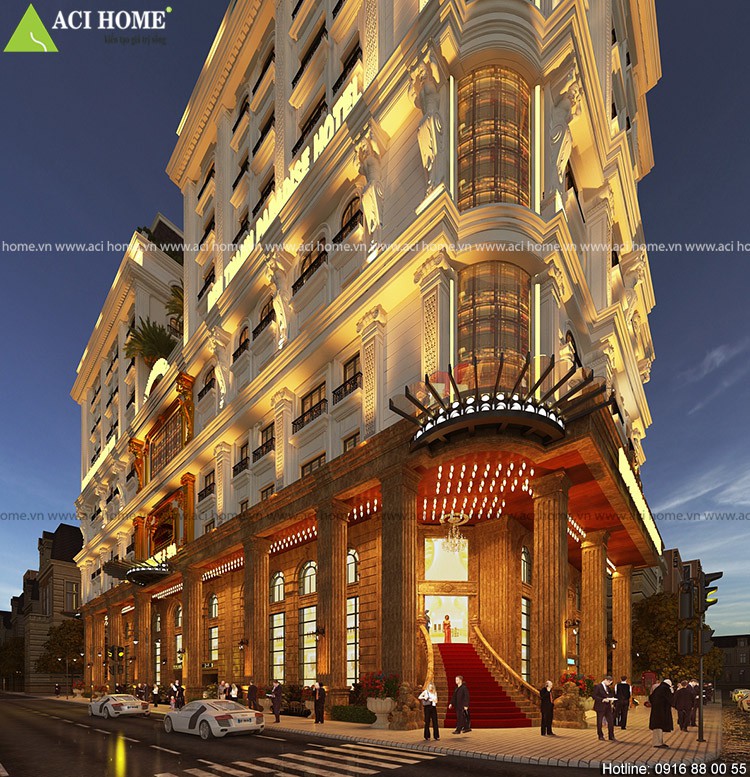 Thiết kế khách sạn 3 sao kiểu Pháp tại Biển Hải Hóa - Tỉnh Thanh Hóa - 7