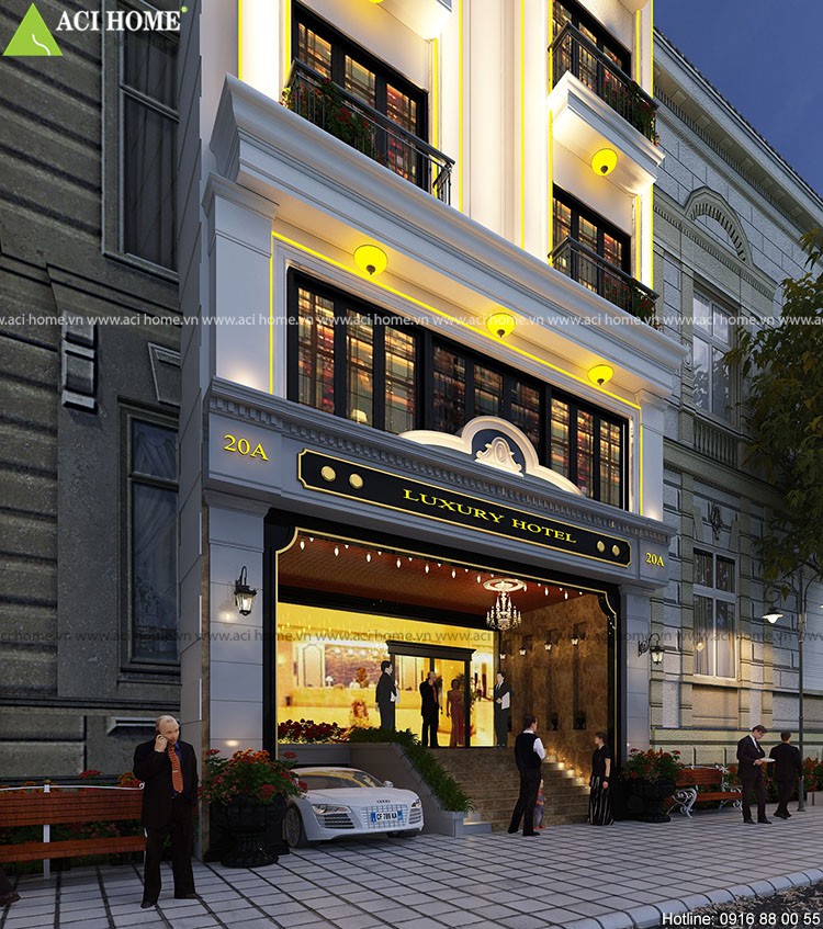 Thiết kế khách sạn kiểu Pháp 10 mặt tiền - 3 sao nổi bật tại Q1-Sài Gòn - Ảnh 6