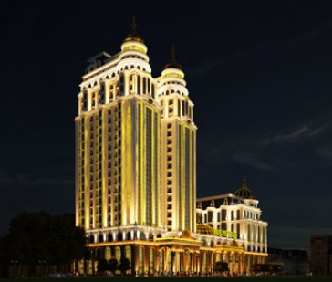 Thiết kế khách sạn kiểu Pháp 5 sao đồng thời là trung tâm thương mại sầm uất tại Móng Cái-Quảng Ninh
