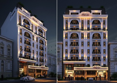 Một thiết kế khách sạn Pháp đẹp ngất ngây giữa lòng Thủ Đô