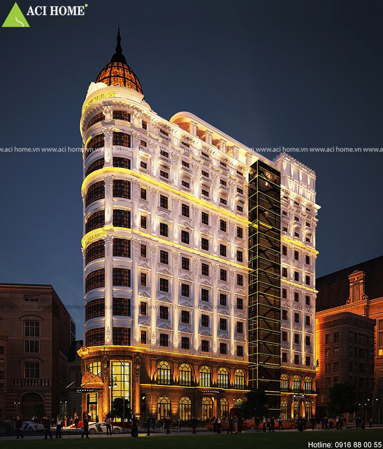 Thiết kế trung tâm thương mại 4 sao với kiến trúc khách sạn nổi bật tại Đà Nẵng