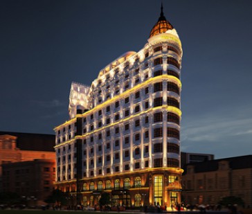 Những thiết kế khách sạn kết hợp trung tâm thương mại và siêu thị nổi bật và hút khách