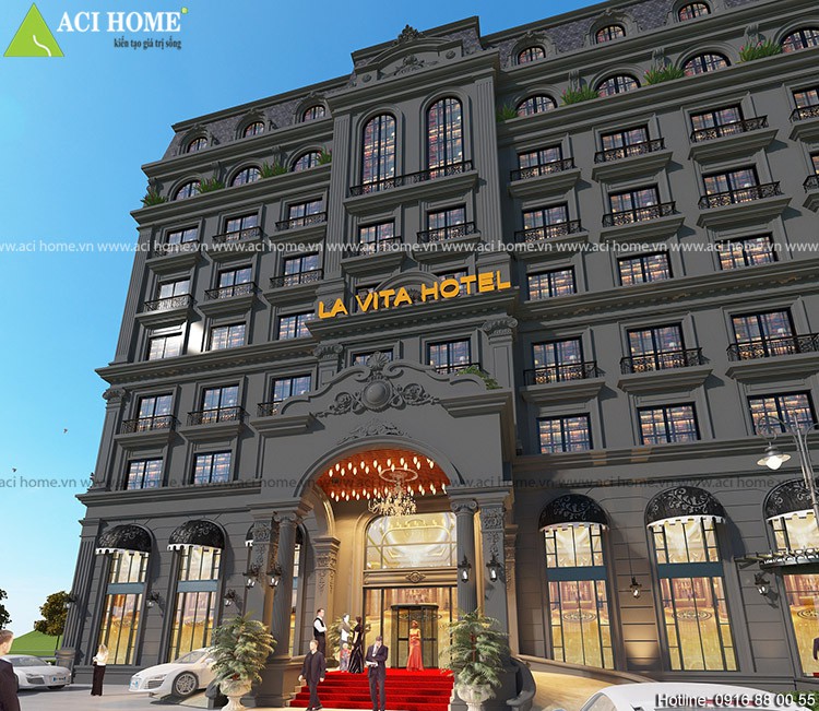 Thiết kế khách sạn kiểu Pháp 7 tầng sang trọng và đẳng cấp trên con đường Lê Hồng Phong-Vũng Tàu - View 5