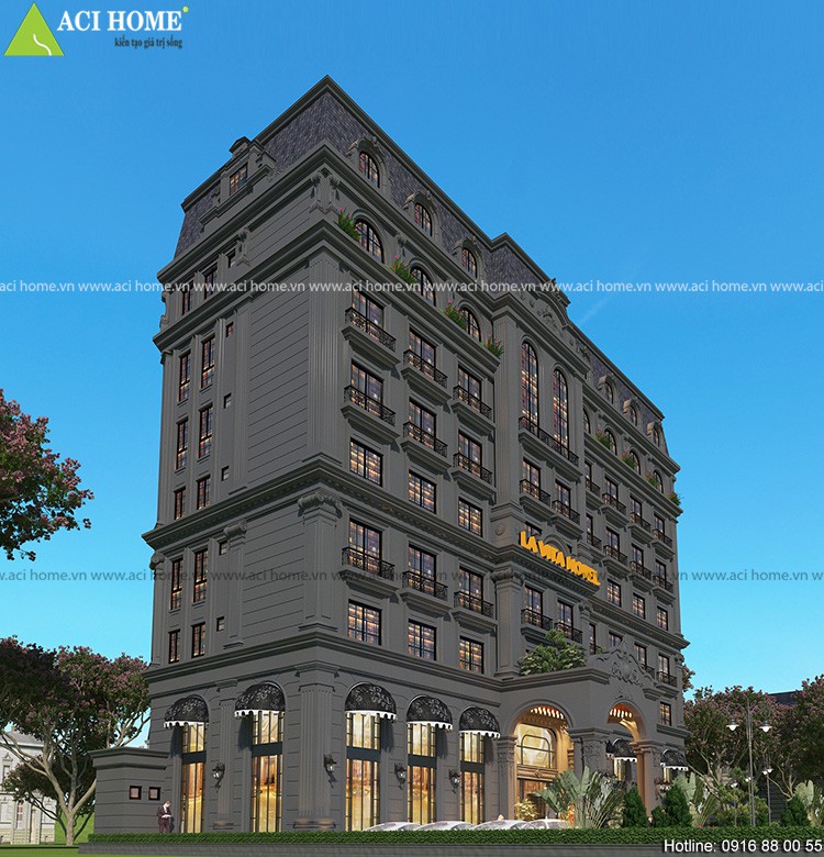Thiết kế khách sạn kiểu Pháp 7 tầng sang trọng và đẳng cấp trên con đường Lê Hồng Phong-Vũng Tàu - View 7
