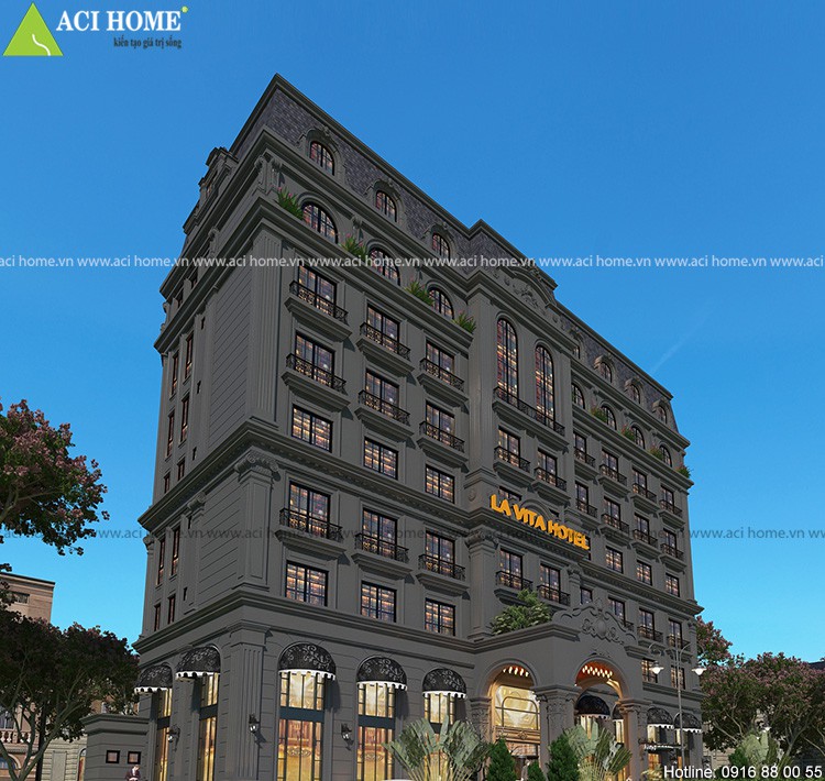 Thiết kế khách sạn kiểu Pháp 7 tầng sang trọng và đẳng cấp trên con đường Lê Hồng Phong-Vũng Tàu - View 8