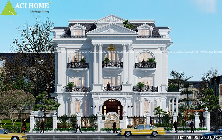 Cải tạo biệt thự Vinhomes tại Hà Nội - Cải tạo biệt thự kiểu Pháp Vinhomes Green Bay Mễ Trì 3,5 tầng sang trọng và đẳng cấp - ảnh 2