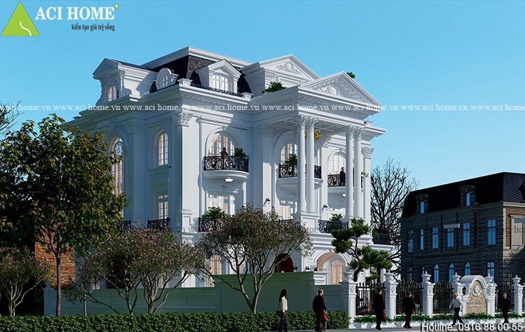 Cải tạo biệt thự Vinhomes tại Hà Nội - Cải tạo biệt thự kiểu Pháp Vinhomes Green Bay Mễ Trì 3,5 tầng sang trọng và đẳng cấp - ảnh 6