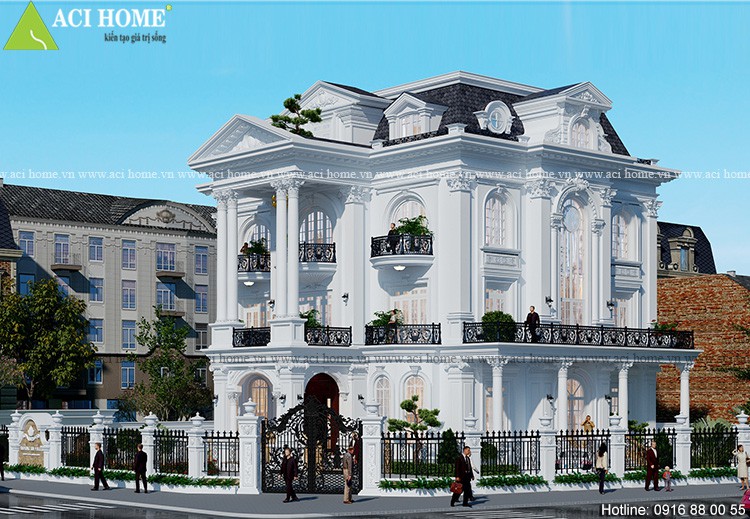 Cải tạo biệt thự Vinhomes tại Hà Nội - Cải tạo biệt thự kiểu Pháp Vinhomes Green Bay Mễ Trì 3,5 tầng sang trọng và đẳng cấp - ảnh 7
