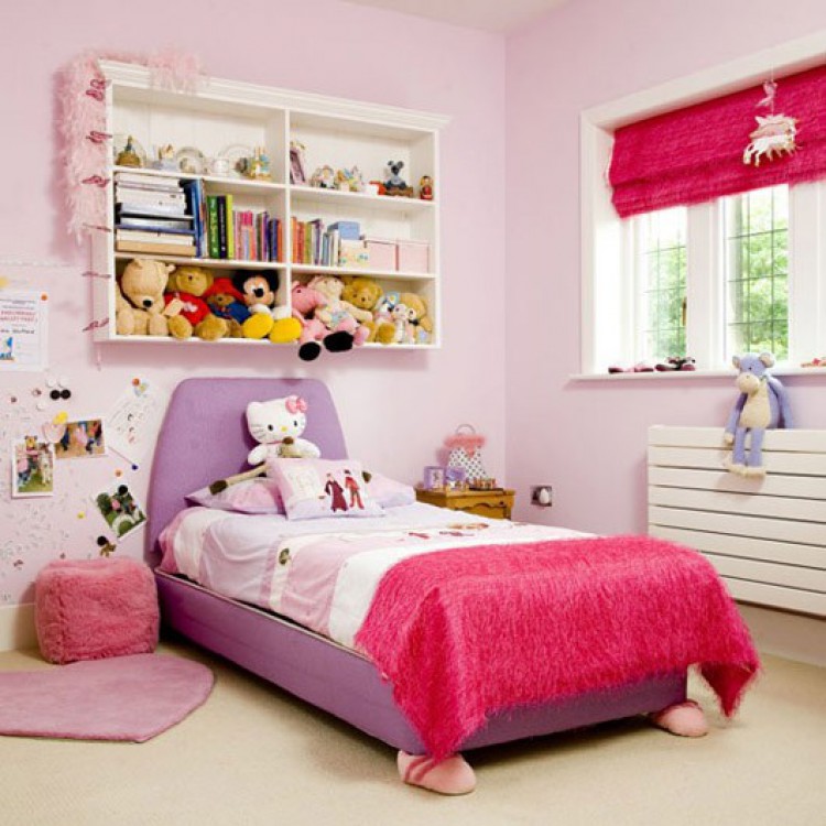 Trang trí phòng ngủ xinh xắn cho bé gái