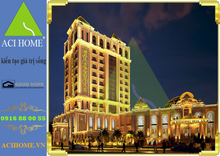 Thiết kế khách sạn cổ điển 4 sao - dự án nghỉ dưỡng và trung tâm nhà hàng tiệc cưới đẳng cấp tại Mũi Né_Phan Thiết - View không gian phân khu tiệc cưới