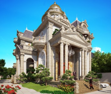 Thiết kế biệt thự cổ điển tại Lạng Sơn - Lâu đài cổ tích giữa đời thường