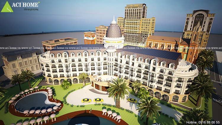 Một kiến trúc nổi bật sẽ giúp khách sạn ấn tượng với du khách