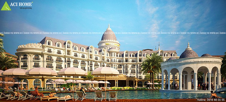 Mẫu khách sạn 4 sao đẹp mắt tại Hải Tiến